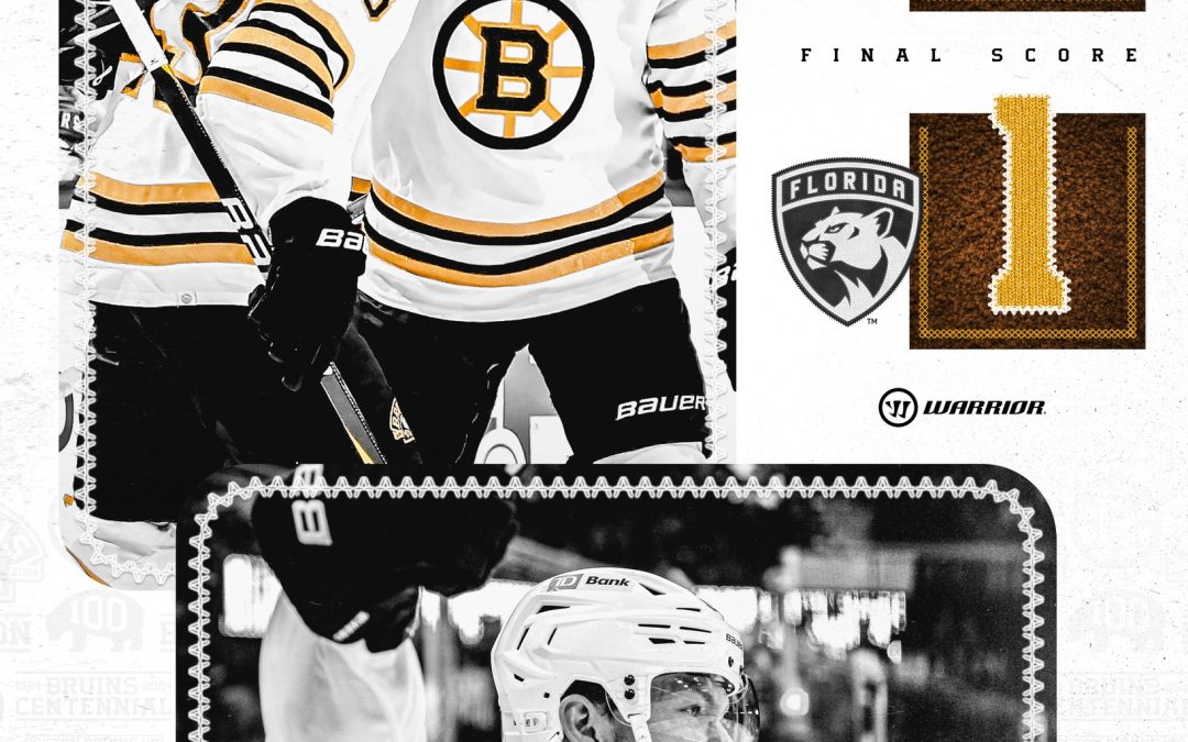 Les Bruins de Boston encore en vie