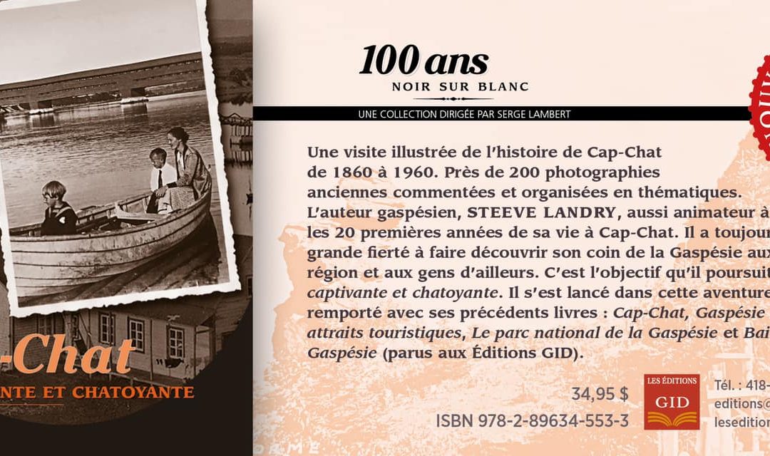 Steeve Landry sort son 4e livre sur Cap-Chat