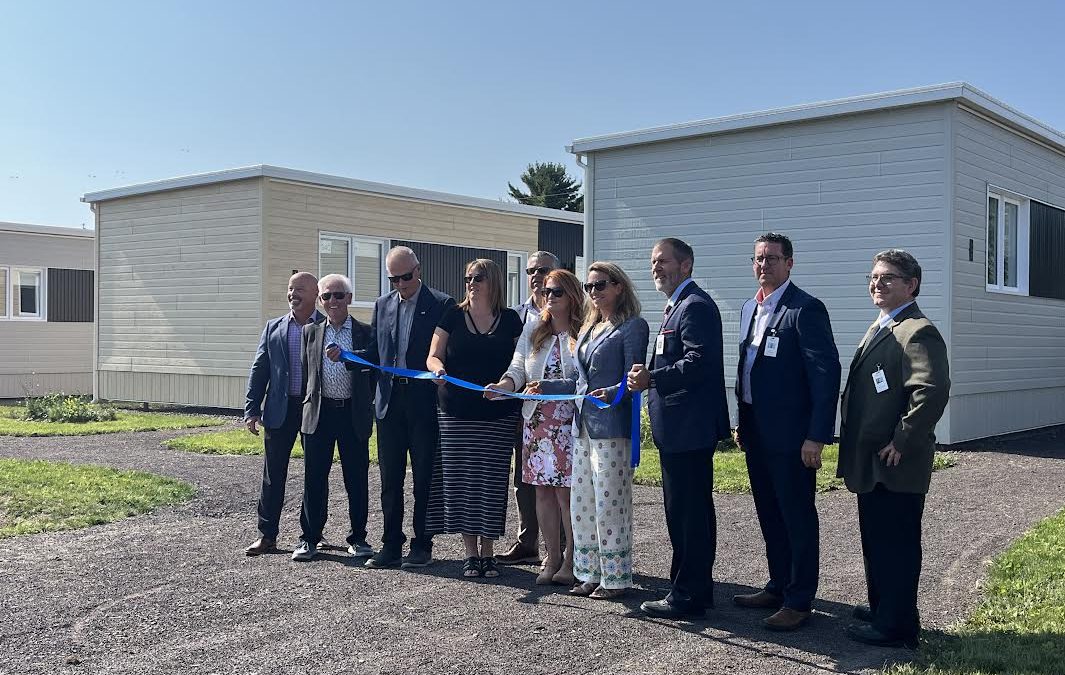 Maria : Inauguration des maisons unimodulaires