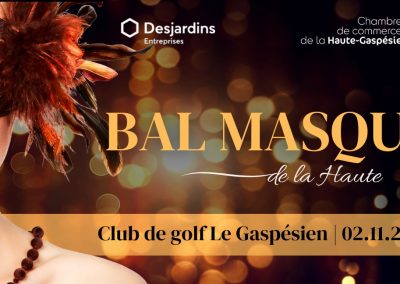 Le Bal masqué de la Haute est 2 novembre