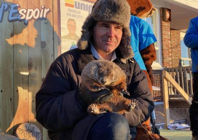 Fred la marmotte prédit un printemps tardif !