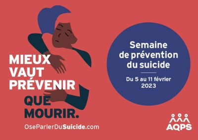Semaine de prévention du suicide