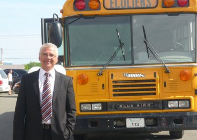 Yvan Huard, 50 ans comme chauffeur d’autobus