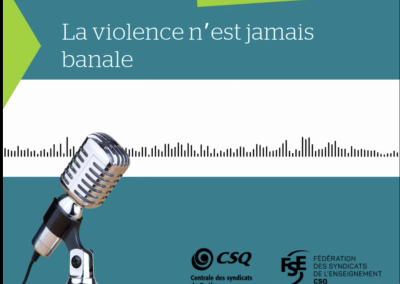 Une campagne pour contrer la violence à l&rsquo;endroit des profs