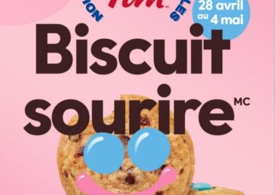 La campagne des Biscuits Sourire de Tim Hortons pour bientôt