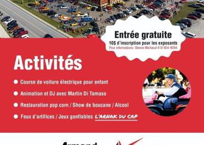 L’Exposition de voitures à Sainte-Anne-des-Monts a lieu demain!