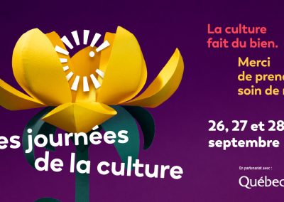 Les Journées de la culture en cours !