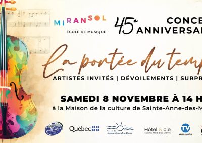 Le Grand Concert Retrouvailles, ce samedi !