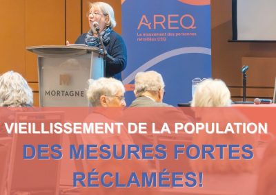 Soutien à domicile, logement et accès aux soins : l’AREQ appelle à des mesures fortes