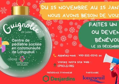 Départ pour la Guignolée du Dr Julien au profit du Centre de pédiatrie sociale de la Haute-Gaspésie!