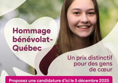 Prix bénévolat : la date limite est aujourd’hui