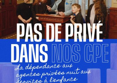 QS dépose un projet de loi pour interdire les agences privées