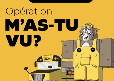 38e campagne M’as-tu vu ? S’arrêter n’est pas optionnel