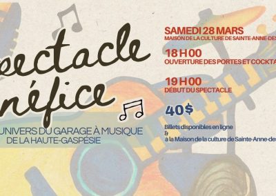 Spectacle bénéfice : le Garage à musique revient pour une 3e édition