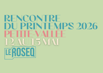 Le Théâtre de la Vieille Forge accueille la 30e Rencontre du printemps du ROSEQ