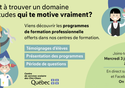 DE L’INTÉRÊT POUR LA FORMATION PROFESSIONNELLE