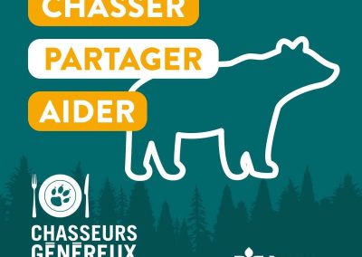 Chasseurs Généreux : donner pour combattre l’insécurité alimentaire